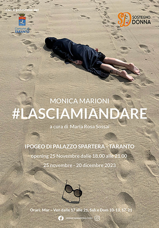 La mostra #lasciamiandare di Monica Marioni arriva a Taranto per iniziativa del centro antiviolenza Sostegno Donna, in collaborazione con l’assessorato alle politiche sociali di Taranto